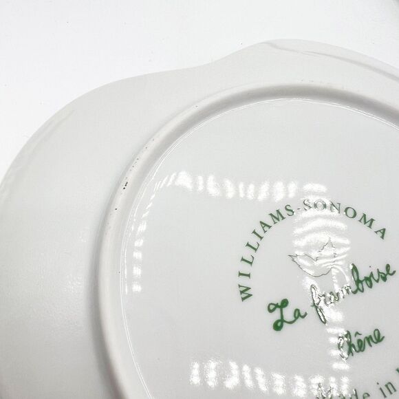 Williams Sonoma Berry Heart Shaped Plates Fruit Dessert Snack Japan 7" Set Of 6 - Picture 7 of 10